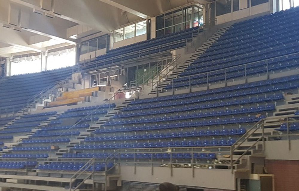 Stadium chairs model Practic now in sports hall Aleksandar Nikolić, former Pionir