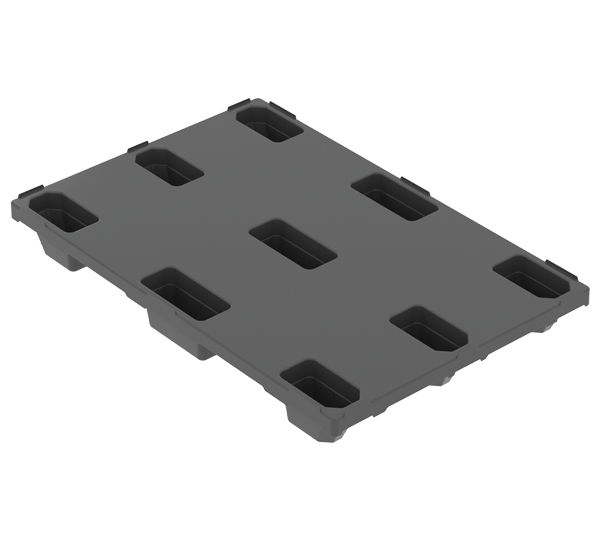 PG 1208L- CD - Nestable light closed-deck pallet