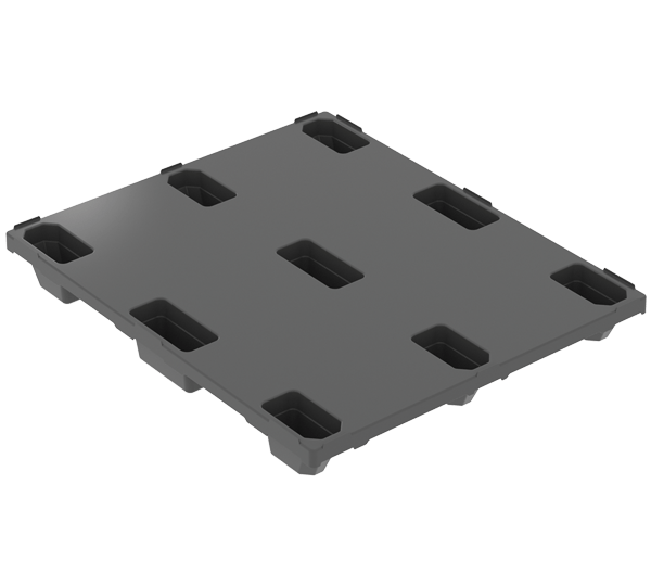 PG 1210L-CD - Nestable light closed-deck pallet